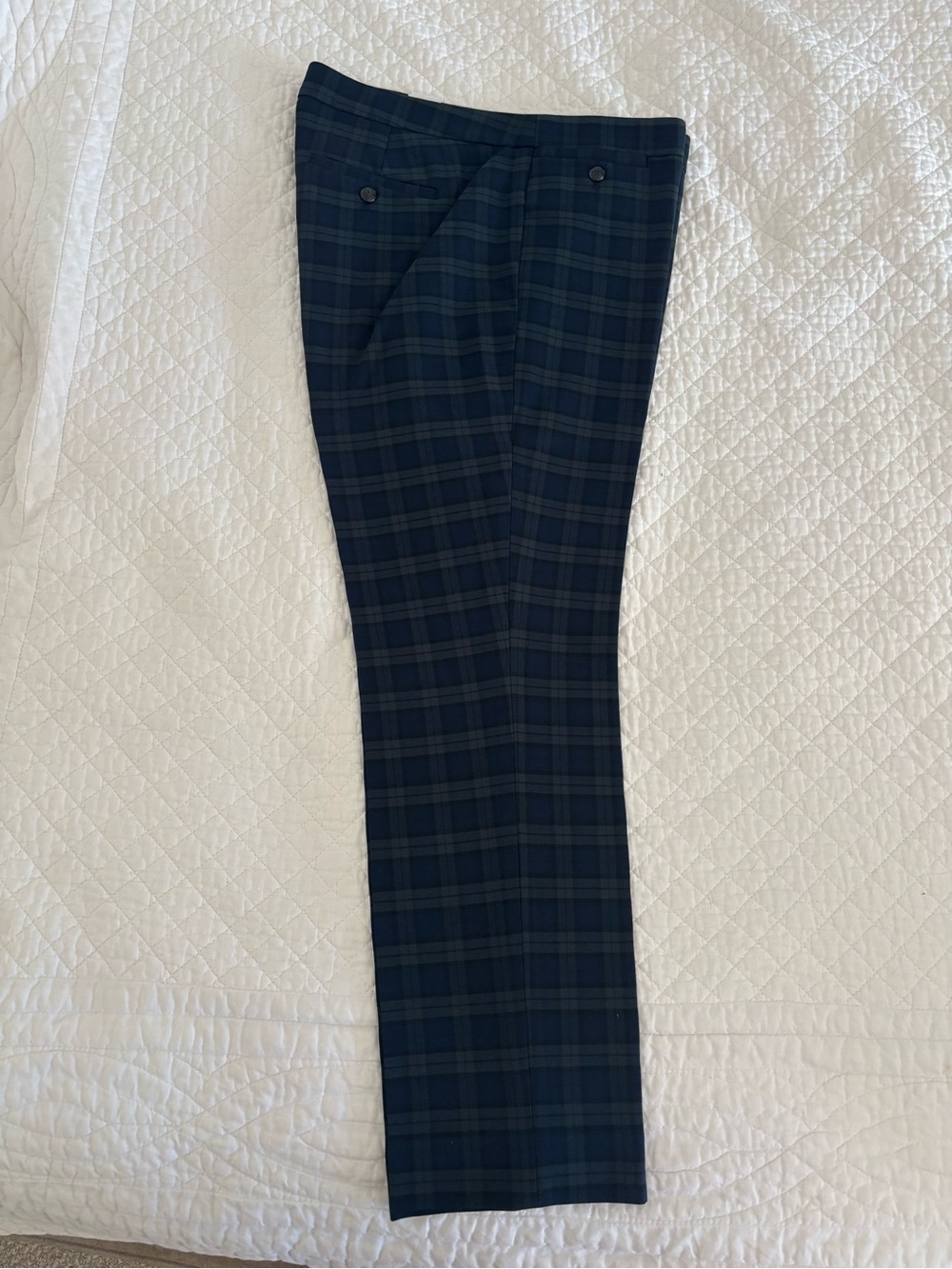 Banana Republic Sloan Slacks Size 12 Plaid Dress Pants in tartan